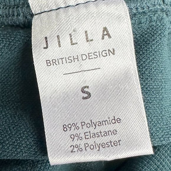 Jilla Leggings Wanderer 7/8 Compression Tights Teal Active Yoga Workout SMALL - Picture 2 of 7